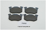 Rear Brake Pad Set - 1144 Material